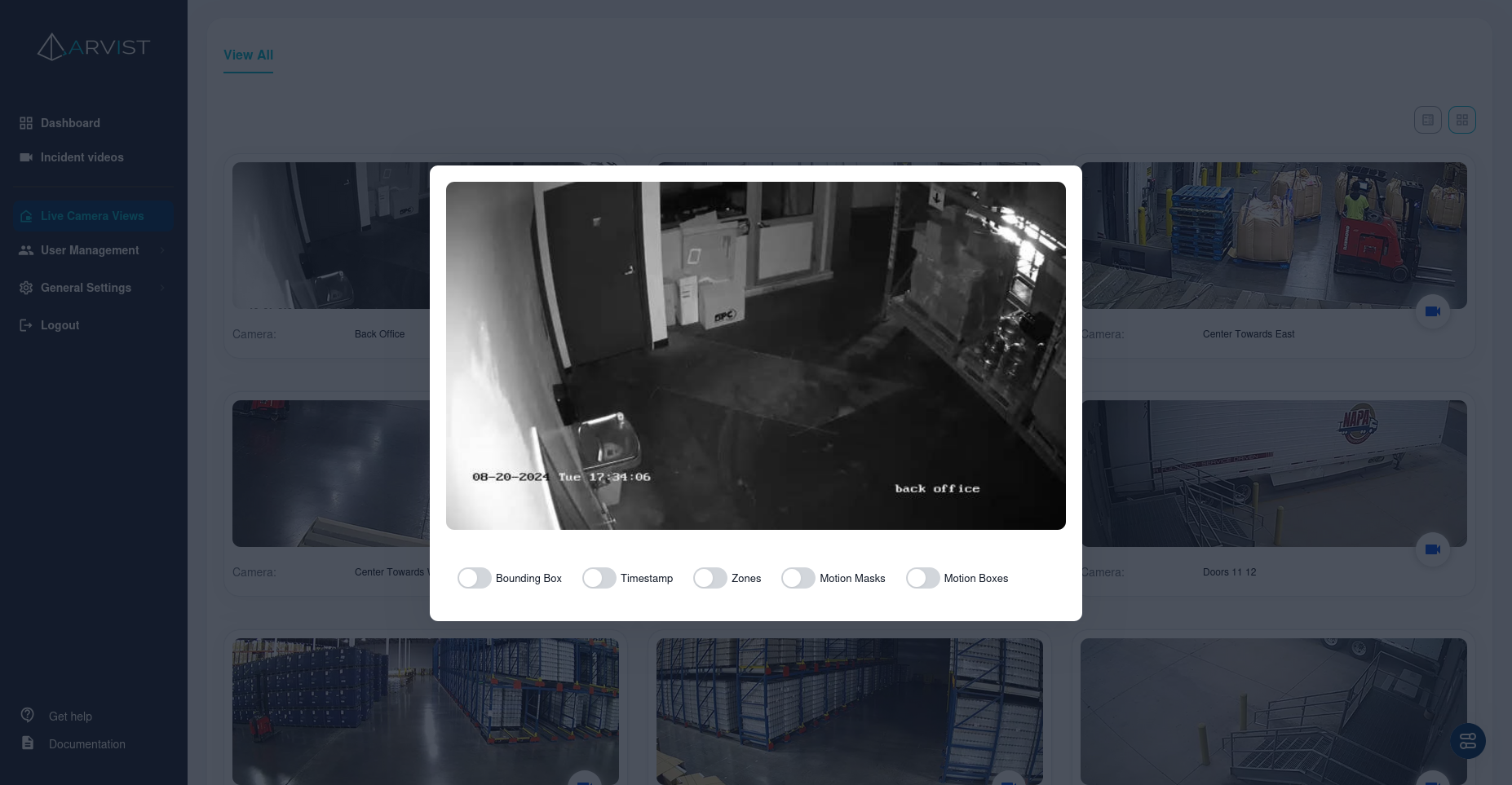 Camera Interaction Options